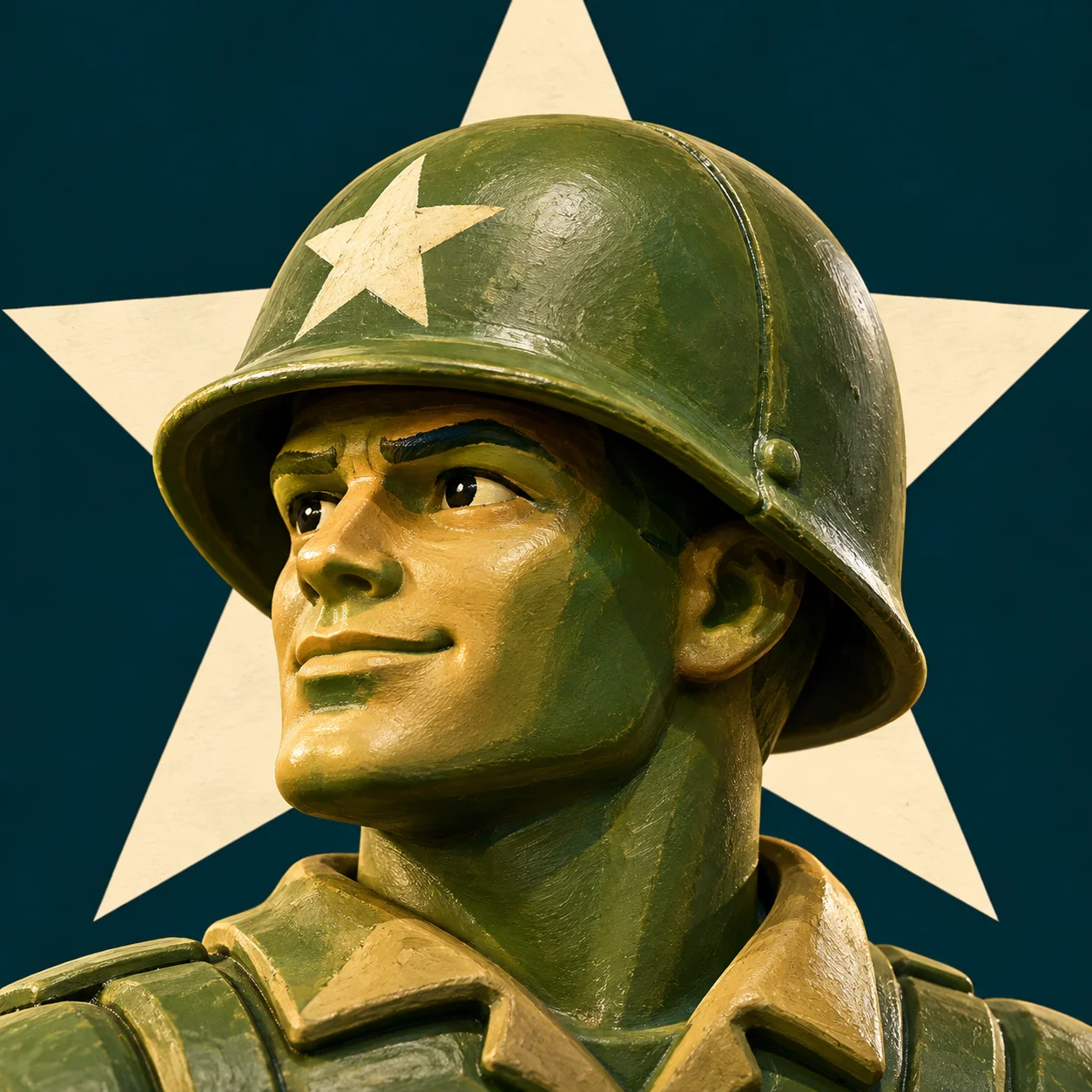 Classic Army Toy painted American miniature app icon